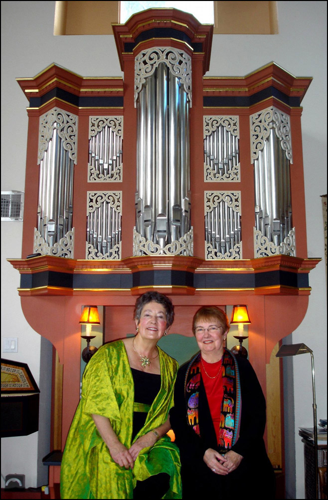 Sally Mosher with Dr. Frances Nobert, 2/11/2012